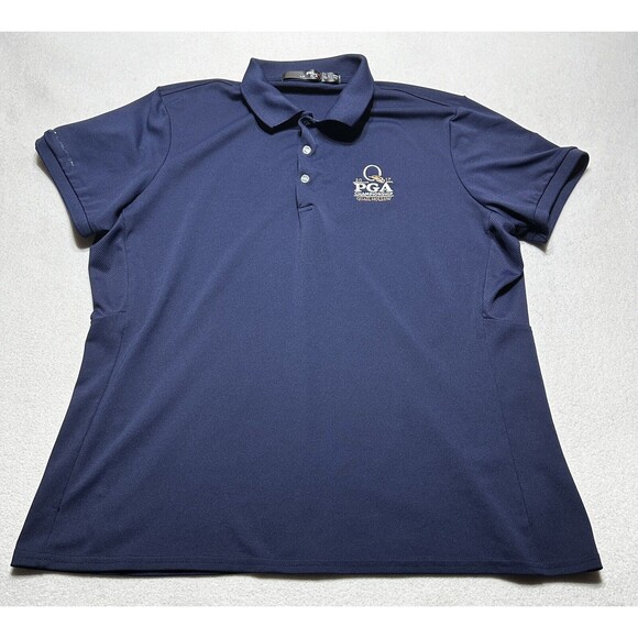 2017 PGA Championship Quail Hollow RLX RALPH LAUREN Sleeveless Polo Size XL - Picture 1 of 10